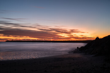 Fototapeta premium sunset at the beach