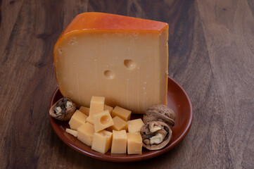 Dutch hard cow milk old cheese  from Gouda