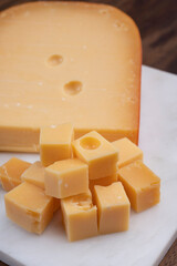 Dutch hard cow milk old cheese  from Gouda