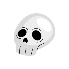 skull icon isolated