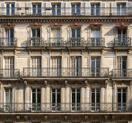 Fototapeta na wymiar Parisian facade