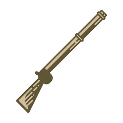 shotgun weapon vintage style