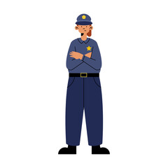 policeman character profession