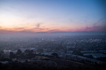 Obraz premium SoCal Sunsets at the Baldwin Hills