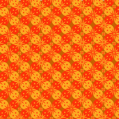 Fototapeta premium seamless floral pattern batik melati