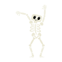 skeleton hands up
