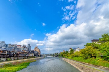Fototapeta na wymiar 京都風景　鴨川