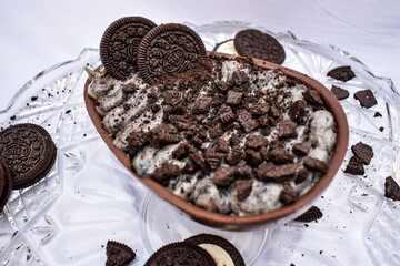 chocolate cake on a plate