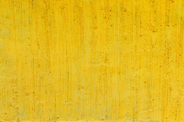 brick wall yellow background, Texture plaster backdrop cement concrete, amber mortar abstract rough old solid colors.