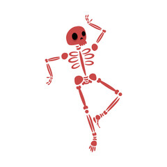 funny skeleton icon