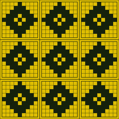 Obraz premium Simple colorful geometry&nbsp;background.Vector illustration. 