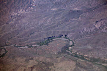 Aerial view of Verde River