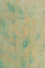 abstract creative background: multicolored blurred spots of colored primer when toning the canvas, temporary object.