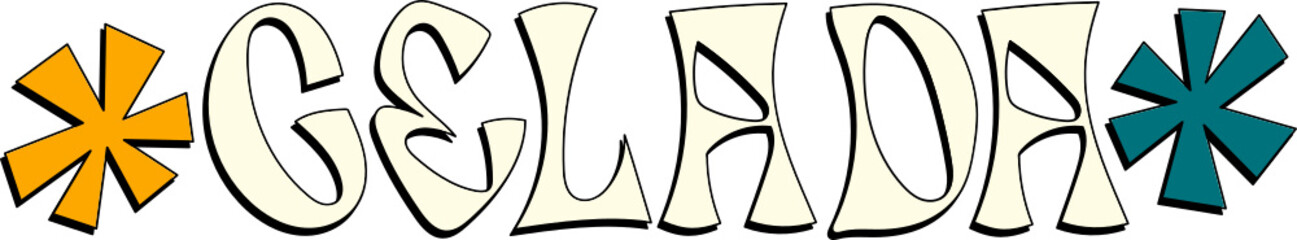 Gelada Lettering (Cold Beer)