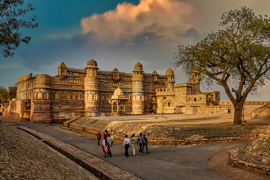 Dusk time at Gwalior Fort, Madhya Pradesh, India
