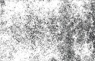 Grunge black and white pattern. Monochrome particles abstract texture. Background of cracks, scuffs, chips, stains, ink spots, lines. Dark design background surface.
