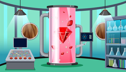 Science laboratory for chemical experiments