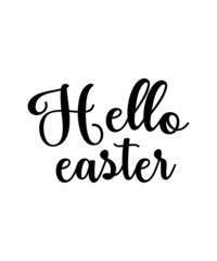 Naklejka na ściany i meble Hoppy Easter Svg, Cute Easter Bunny, Happy Easter Svg, Kids Easter Svg, Funny Easter