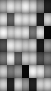 Monochromatic Abstract Mosaic Tile Background Loop