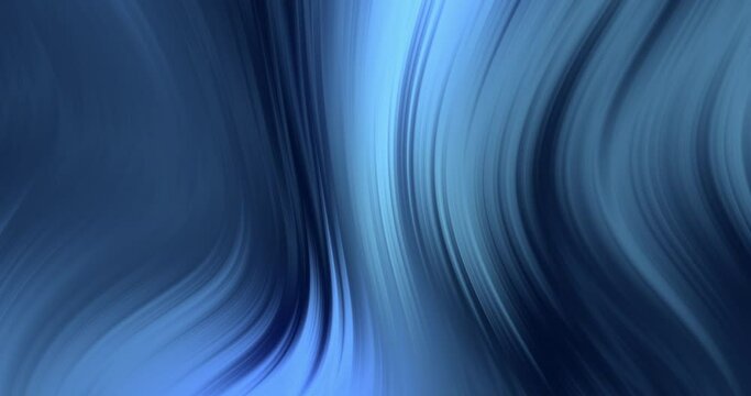 Animation of glowing blue light wave moving on black background