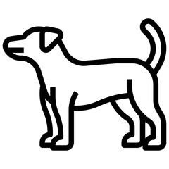 DOG line icon