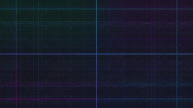 Abstract glitch art grid motion graphic background.
