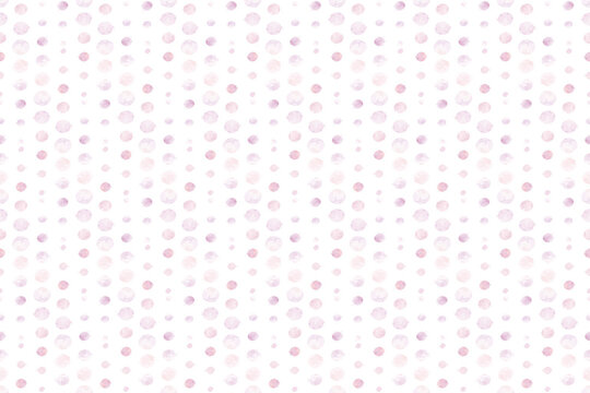 watercolor pink dot geometric seamless pattern