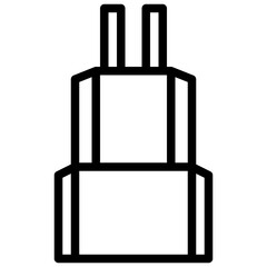 PLUG16 line icon