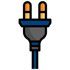 PLUG2 filled outline icon
