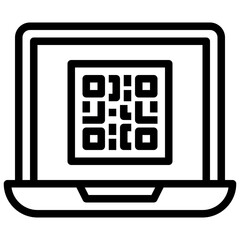 laptop outline icon