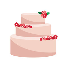 sweet wedding cake
