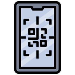 SMARTPHONE2 filled outline icon