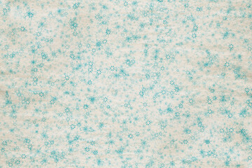 snowflakes on old paper texture
