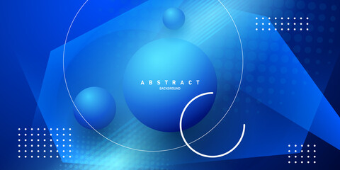 Abstract Modern Design Geometric Background With Gradient Color Vector Illustration