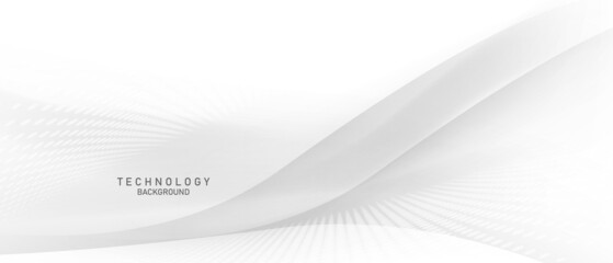 Modern white abstract technology background design vector illustration