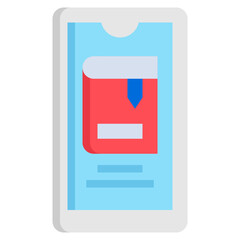 EBOOK 1 flat icon