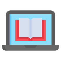 EBOOK 3 flat icon