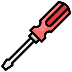 SCREWDRIVER Filled Outline