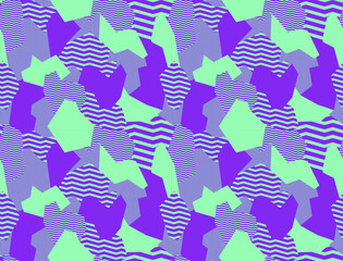 幾何学模様柄総柄