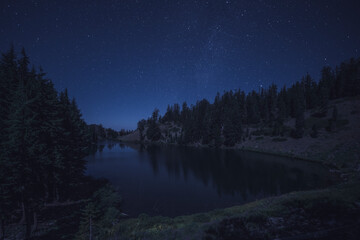 Fototapeta na wymiar Starry Lake