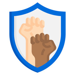 CIVIL RIGHTS flat icon