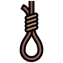 CAPITAL PUNISHMENT filled outline icon