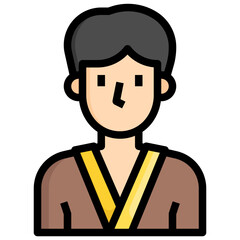 CUSTOMER Filled Outline