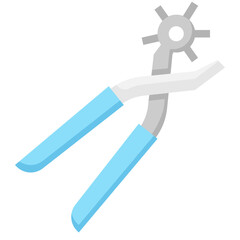 Obraz premium PUNCHER SEWING flat icon