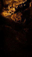 Lake Cave with suspended table in the Margaret River area of Western Australia.