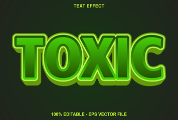 toxic text effect with green color.