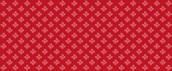 illustration of vector vintage background with red colored pattern