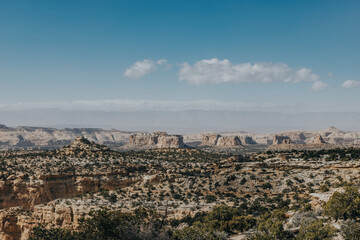 Desert and Plateau Landscape in Southern Utah