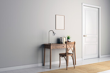 Workstation Frame and Screen Mockup