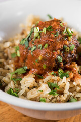 beef with rice